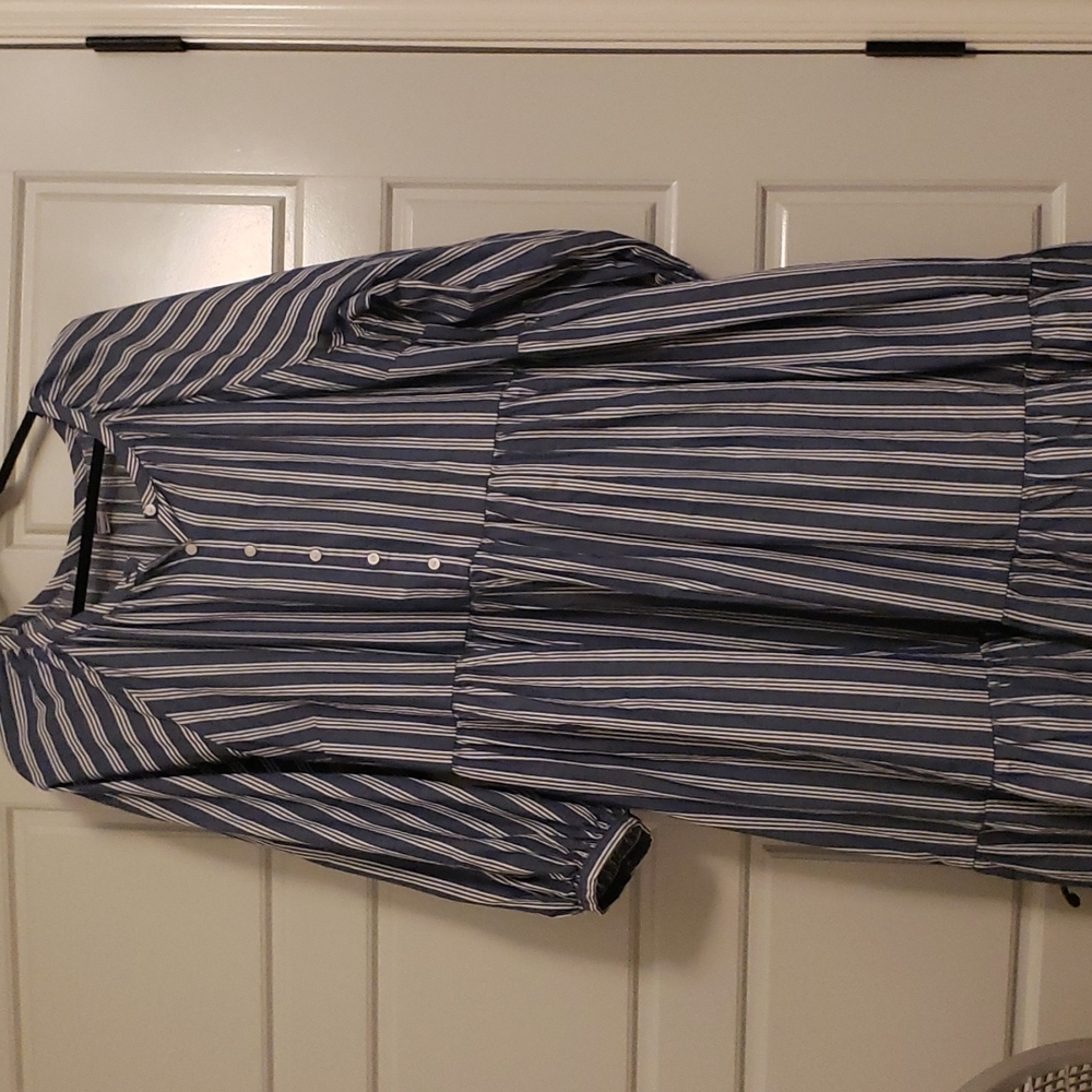 Striped pheasant dress